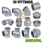 Generic GI 1 Inch Cap Plug, Galvanized Iron, Male Threaded