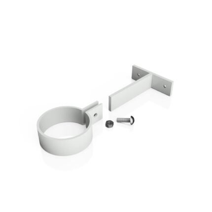 Standard 3 Inch Down Pipe Clip, 75mm PVC Rainwater Bracket, UV Resistant