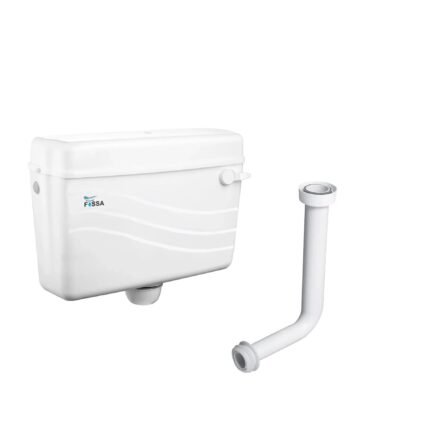 Trade Grade 9L Top Flush Plastic Cistern, Single Flush, White Polypropylene