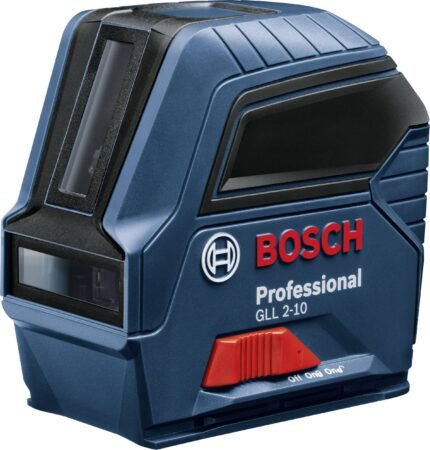 Bosch GLL 2 Self-Leveling Cross-Line Laser, 10m Range, ±0.5mm/m Accuracy