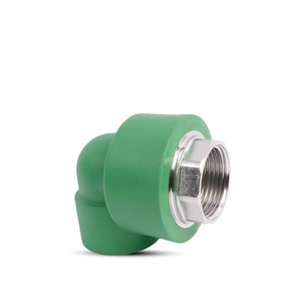 PPR 32mm Female Elbow, Brass Threaded, PN25 Rated
