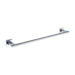 Stainless Steel 600mm Single Towel Rail, Wall Mounted, Chrome Finish