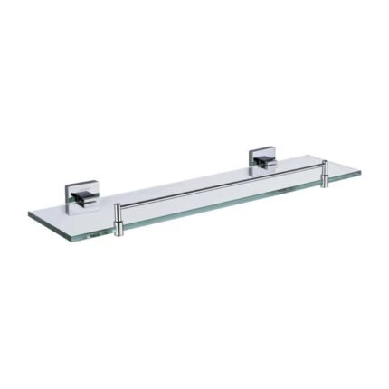 Trade Series 6mm Tempered Glass Shelf, 500mm, Chrome Brackets