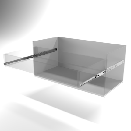 Romanys 16-Inch Ball Bearing Drawer Runner, Full Extension, 45kg Load