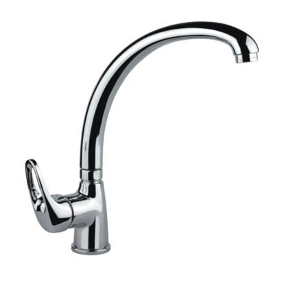 Universal Chrome 1/2 Inch Long Neck Kitchen Mixer