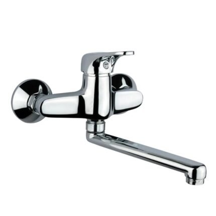 Standard Kitchen Mixer Wall Type 1/2 Inch Chrome Brass