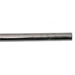 Standard 1-Inch Chrome Pipe, 10ft Length, Heavy-Duty Decorative Tube