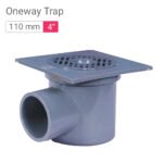 Trade Quality Floor Trap 4-Inch One-Way PVC