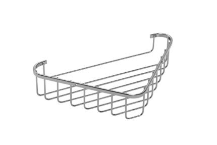 Standard Trade Single Corner Chrome Plated Soap Basket, 200mm