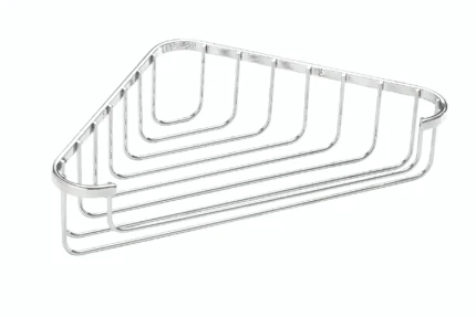 Standard Trade Single Corner Chrome Plated Soap Basket, 200mm