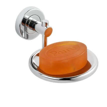 Standard Round Stainless Steel Soap Dish, 304 Grade, Wall-Mounted