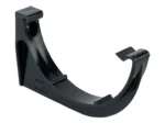 Trade Grade PVC Gutter Support Bracket, 110mm Half-Round, UV-Stabilized