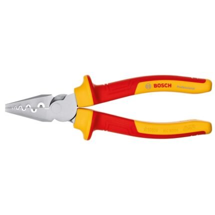 Bosch Professional VDE Crimping Plier, 180mm, 1000V Insulated