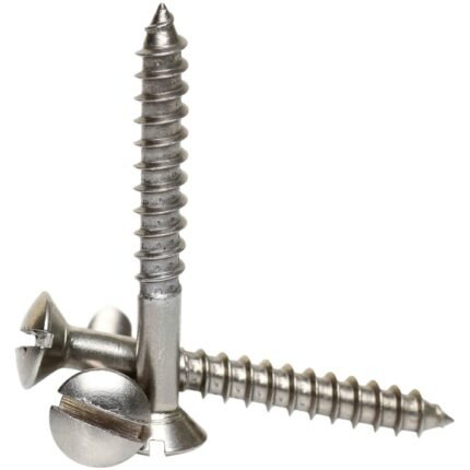 Generic Wood Screws 1½ x 8mm Countersunk Zinc