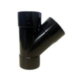 Trade Grade 40mm PVC Waste Y Tee, 45 Degree, Solvent Weld