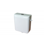 Trade Grade 9L Top Flush Plastic Cistern, Single Flush, White Polypropylene