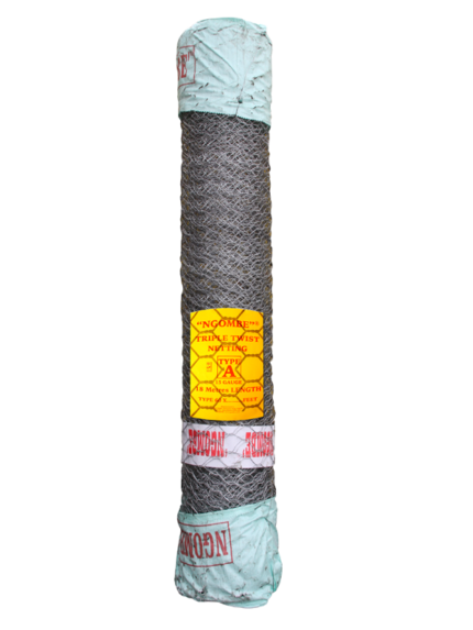 Ngombe Triple Twist 8ft Galvanized Chain Link Fence