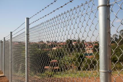 Shamba 14G Galvanized Chain Link Fence, 7ft Height, 80x80mm Mesh
