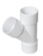 Trade Grade 40mm PVC Waste Y Tee, 45 Degree, Solvent Weld - Image 2
