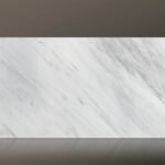 Volakas 60x60cm Polished Marble Tile, 20mm Thick, White/Grey Vein