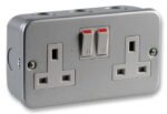 Powermax Metal Twin Socket
