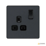 Powermax Black Matt Socket